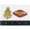 Image 1 : #653 ROYAL CANADIAN ORDNANCE CORPS CAP BADGE