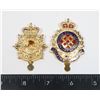Image 1 : #654 CANADIAN MILITARY LOGISTICS CAP BADGE AND