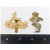 Image 1 : #661  CAP BADGE LOT ROYAL CANADIAN DRAGOONS AND