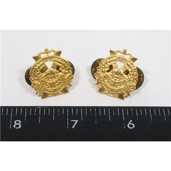#675 CALGARY HIGHLANDERS COLLAR BADGES