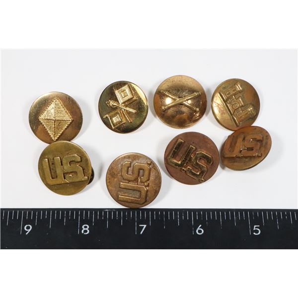 #688  UNITED STATES MILITARY COLLAR BRASS INSIGNIA