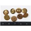 Image 1 : #688  UNITED STATES MILITARY COLLAR BRASS INSIGNIA