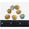 Image 1 : #692   7 UNITED STATES OF AMERICA MILITARY BUTTONS