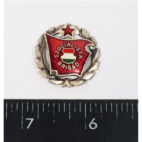 #696  USSR COMMUNIST HUNGARIAN MEMBER BADGE