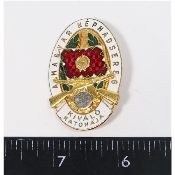 #697 SOVIET  EXCELLENT SOLDIER OF THE HUNGARIAN
