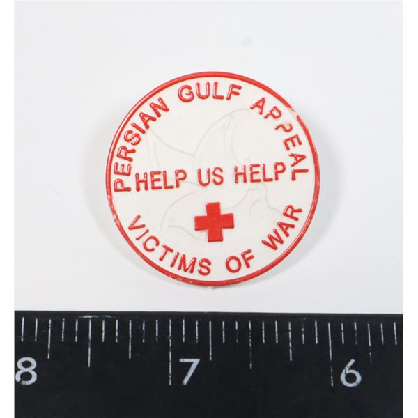 #706 PERSIAN GULF APPEAL VICTIMS OF WAR PIN CANADA