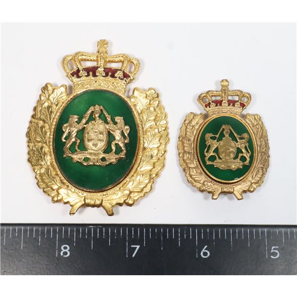 #708  DANISH STATE POLICE BADGE LARGE HAT INSIGNIA