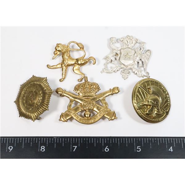 #711  LOT OF 5 DUTCH NETHERLANDS INSIGNIA INC