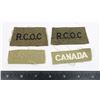 Image 1 : #716  WW2 KOREAN WAR CANADA BATTLE DRESS INSIGNIA