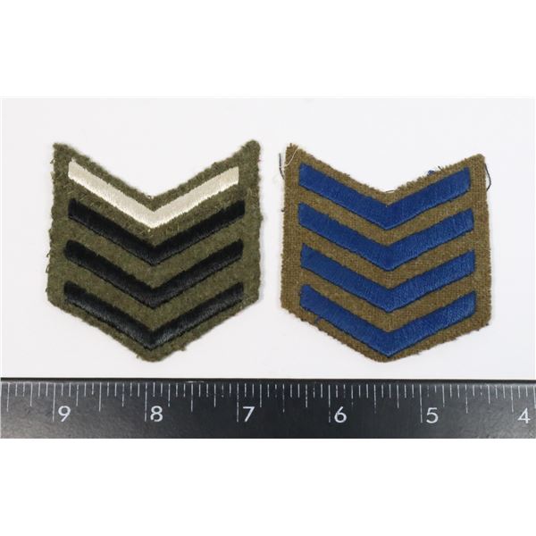 #720 WORLD WAR TWO CANADIAN BATTLEDRESS CHEVRON