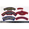 Image 1 : #735  1950'S  5 CANADIAN MILITARY SHOULDER TITLES