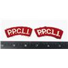 Image 1 : #741  1970'S PPCLI SHOULDER TITLE PAIR PRINCESS