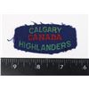 Image 1 : #742 1950'S CALGARY HIGHLANDERS OF CANADA BADGE