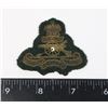 Image 1 : #743   ROYAL CANADIAN ARTILLERY GOLD WIRE BADGE