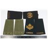 Image 1 : #749 CANADIAN MILITARY SHOULDER BOARD SET AND