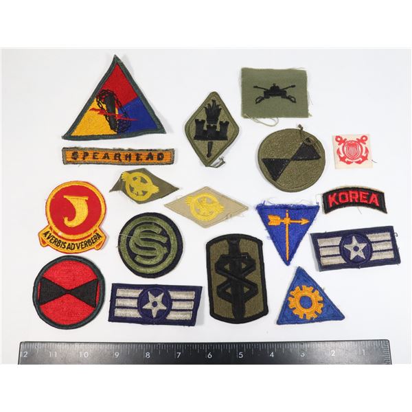 #759 UNITED STATES MILITARY  LOT MILITARY PATCHES