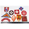 Image 1 : #762 UNITED STATES ARMY LOT OF 10 MILITARY PATCHES