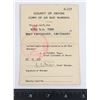 Image 2 : #774 WW2 COUNTY OF DEVON AIR RAID WARDEN CARD
