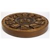 Image 2 : #789 RCMP CIRCULAR WOODEN PLAQUE CENTENNIAL