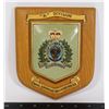 Image 1 : #793 RCMP PAINTED WOOD PLAQUE K DIVISION ALBERTA