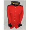 Image 2 : #795 1980'S RCMP UNIFORM RED SERGE HAT PANTS SET