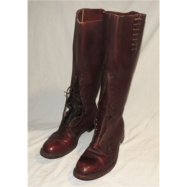 #828 ROYAL CANADIAN MOUNTED POLICE BROWN BOOTS