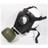Image 2 : #832 VINTAGE RUBBER GERMAN GAS MASK WITH FILTER