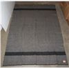 Image 2 : #896 RCMP WOOL BARRACKS BLANKET 72X 54 BY