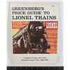 Image 1 : #908 GREENBERG'S PRICE GUIDE TO LIONEL TRAINS