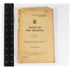 Image 1 : #929 WW2 BRITISH MILITARY NOTES ON MAP READING
