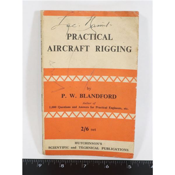 #941 PRACTICAL AIRCRAFT RIGGING  BRITISH BOOK