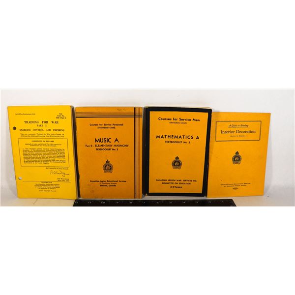 #947 LOT OF 4 CANADIAN MILITARY MANUALS INCLUDES