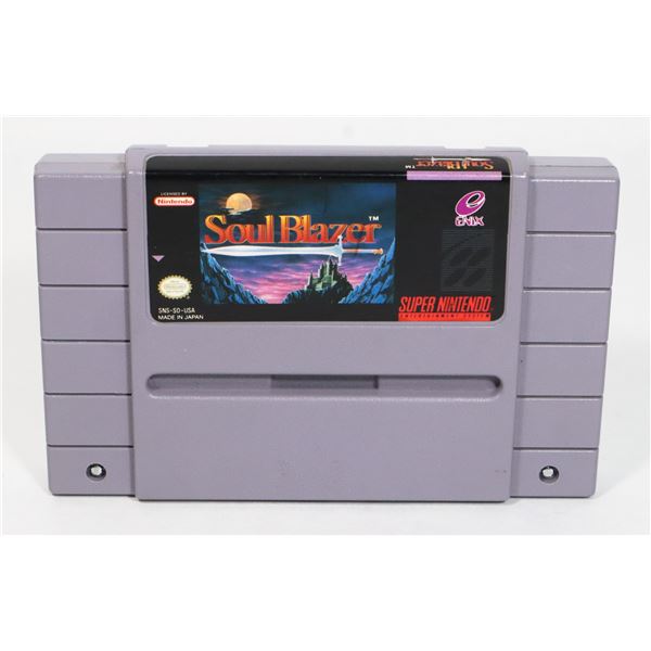 #961 SUPER NINTENDO SNES SOUL BLAZER GAME RPG