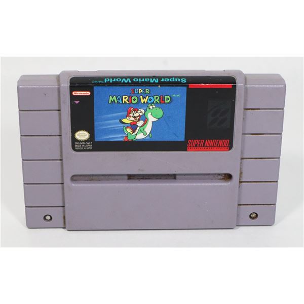 #965 SUPER NINTENDO SNES SUPER MARIO WORLD GAME