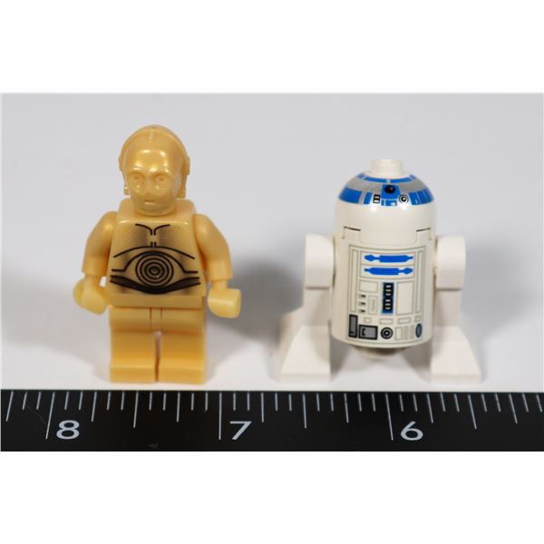 #1136 LEGO STAR WARS PEARL C-3PO R2D2 MINI FIGS
