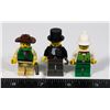 Image 1 : #1164 LEGO ADVERTURERS SERIES LOT OF 3 MINIFIGURES