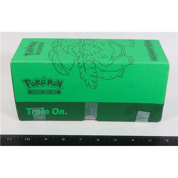 #1174 LARGE LOT POKÉMON CARD LOT IN GREEN BOX