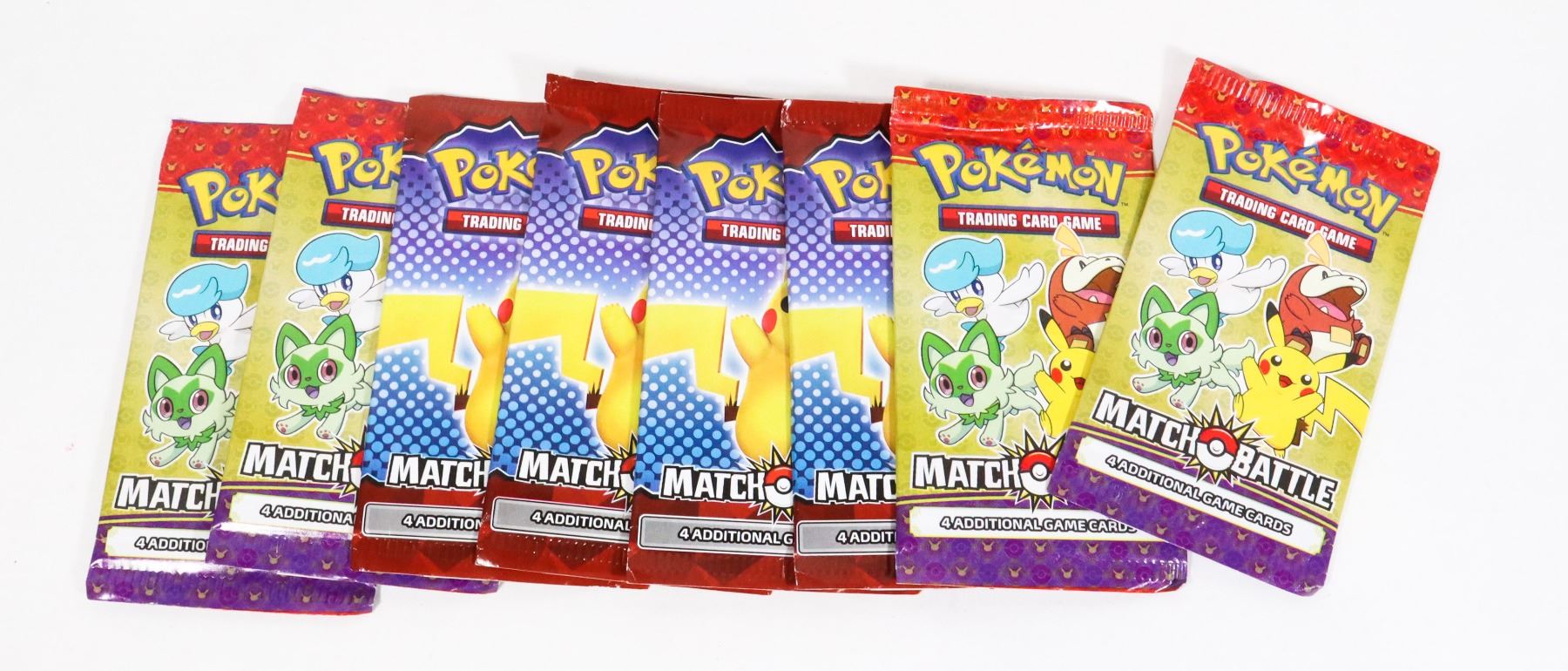#1175 LOT OF 8 POKÉMON MATCH BATTLE SEALED PACKS