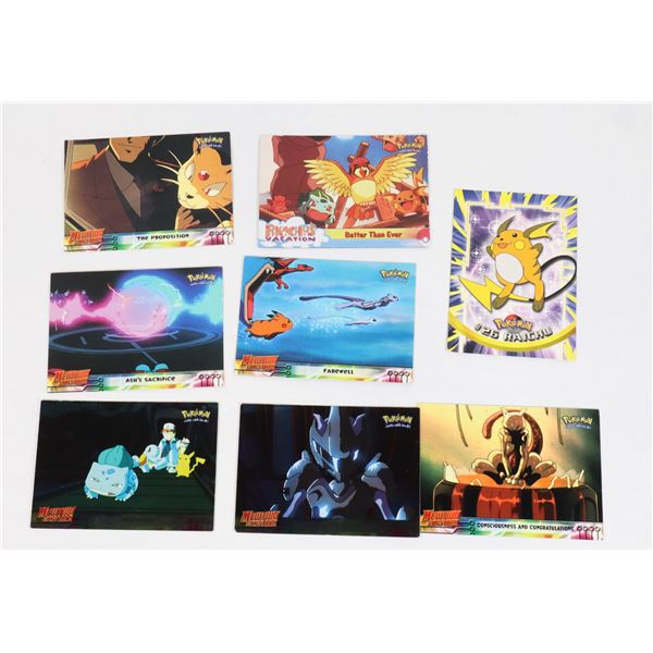 #1176 POKEMON NON-PLAYING CARD GAME LOT OF 8