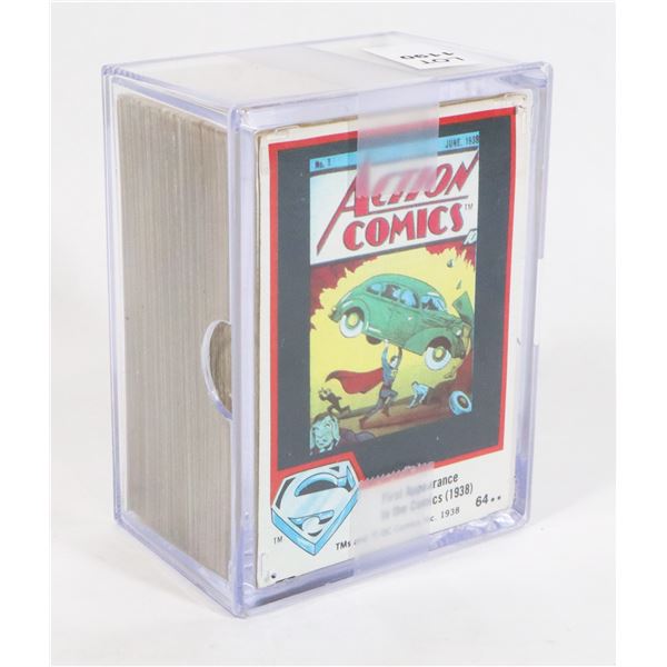 #1190 SUPERMAN THE MOVIE CARDS IN CASE 1978