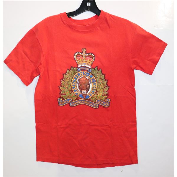 #1199 VINTAGE 1990'S T-SHIRT RCMP SHORT SLEEVE
