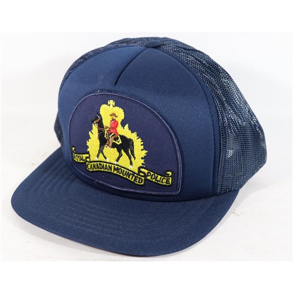 #1207 VINTAGE BASEBALL HAT CAP RCMP MOUNTIE