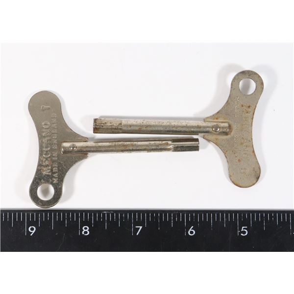 #1219 LOT 2 LARGE MECCANO MADE IN ENGLAND KEYS
