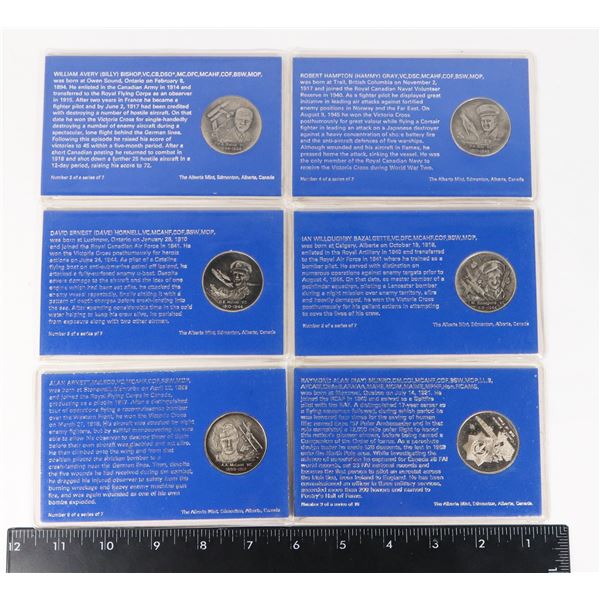 #1224 CANADA ALBERTA MINT COIN MILITARY AVIATION