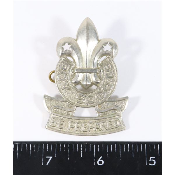 #1225 BOY SCOUTS BE PREPARED HAT BADGE SCULLY