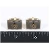 Image 1 : #1228 CUFFLINK PAIR BOY SCOUTS VINTAGE INSIGNIA