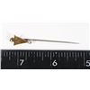 Image 1 : #1261 WW2 V FOR VICTORY STICKPIN WITH GLASS DESIGN