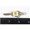 Image 1 : #1264 VINTAGE TIECLIP FASHION INITIAL R DESIGN