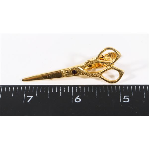 #1265 VINTAGE TIECLIP FASHION SCISSORS DESIGN