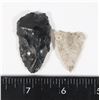 Image 1 : #1268 LOT OF 2 ANTIQUE  ARROW HEADS MEDIUM SIZE